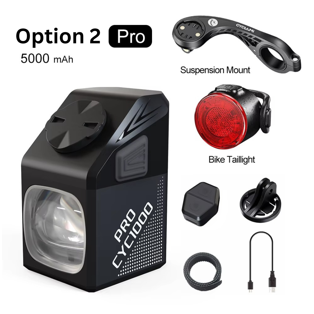 1000 Lumen Under Mount Bike Light
