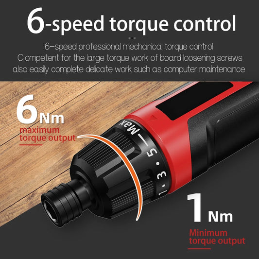 Cordless Rechargeable Screwdriver