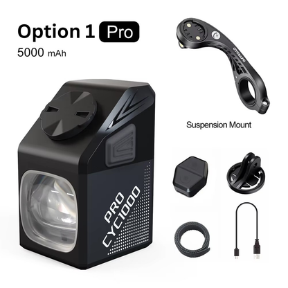 1000 Lumen Under Mount Bike Light